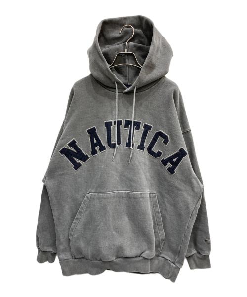 NAUTICA（ノーティカ）NAUTICA (ノーティカ) プルオーバーパーカー グレー サイズ:Mの古着・服飾アイテム
