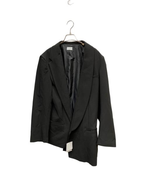 LEANN MOMENT（リーンモーメント）LEANN MOMENT (リーンモーメント) アシンメトリーテーラードジャケット ブラック サイズ:Ｍ 未使用品の古着・服飾アイテム