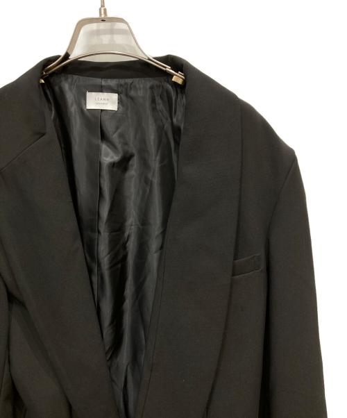 LEANN MOMENT（リーンモーメント）LEANN MOMENT (リーンモーメント) アシンメトリーテーラードジャケット ブラック サイズ:Ｍ 未使用品の古着・服飾アイテム
