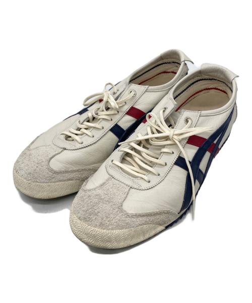 Onitsuka Tiger（オニツカタイガー）Onitsuka Tiger (オニツカタイガー) MEXICO 66 SD アイボリー×ネイビー サイズ:26の古着・服飾アイテム