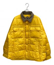 PWA（プア）の古着「QUILTED PUFFY SHIRT」｜イエロー