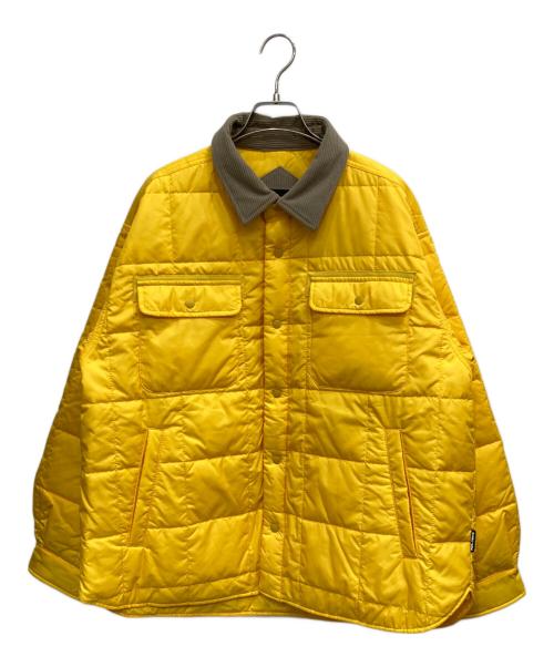 PWA（プア）PWA (プア) QUILTED PUFFY SHIRT イエロー サイズ:Sの古着・服飾アイテム