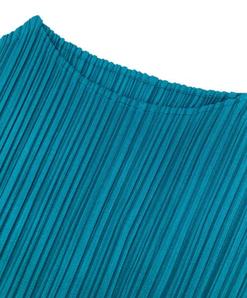 PLEATS PLEASE（プリーツプリーズ）PLEATS PLEASE (プリーツプリーズ) プリーツカットソー グリーン サイズ:3の古着・服飾アイテム