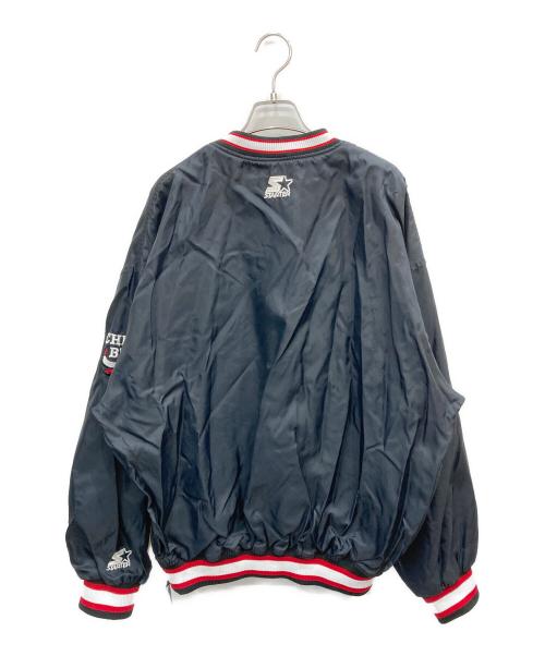 STARTER（スターター）STARTER (スターター) プルオーバーナイロンスタジャン ブラック サイズ:Lの古着・服飾アイテム