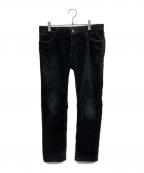 n(n) by NUMBER (N)INEエヌエヌバイナンバーナイン）の古着「ベロアパンツ」｜ブラック