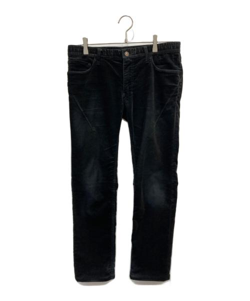 n(n) by NUMBER (N)INE（エヌエヌバイナンバーナイン）n(n) by NUMBER (N)INE (エヌエヌバイナンバーナイン) ベロアパンツ ブラック サイズ:3の古着・服飾アイテム