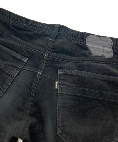 n(n) by NUMBER (N)INE（エヌエヌバイナンバーナイン）n(n) by NUMBER (N)INE (エヌエヌバイナンバーナイン) ベロアパンツ ブラック サイズ:3の古着・服飾アイテム