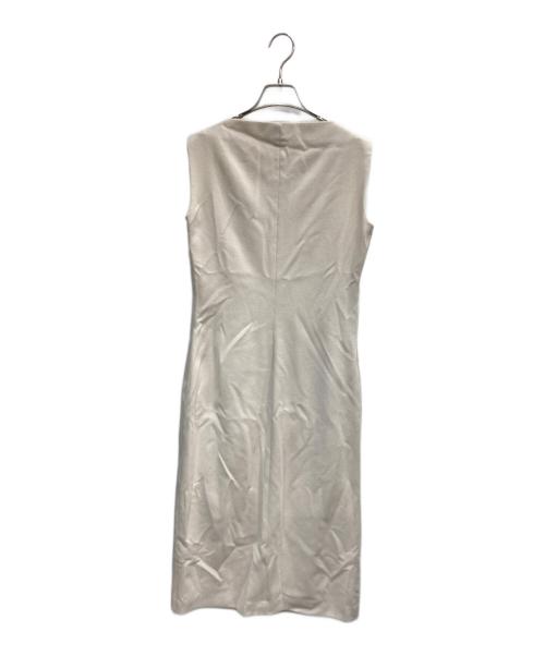 JIL SANDER（ジルサンダー）JIL SANDER (ジルサンダー) ウールカシミヤノースリーブワンピース アイボリー サイズ:36の古着・服飾アイテム