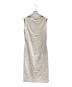 JIL SANDER（ジルサンダー）の古着「ウールカシミヤノースリーブワンピース」｜アイボリー