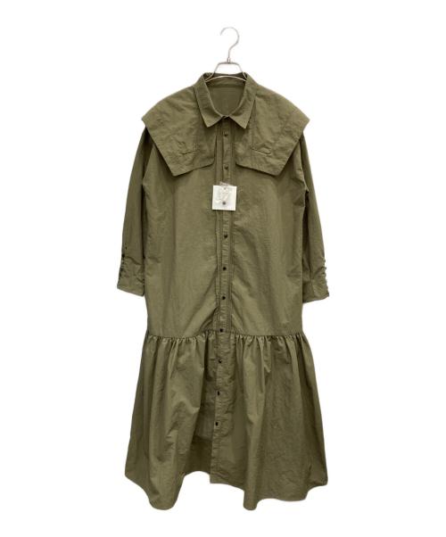 willfully（ウィルフリー）willfully (ウィルフリー) ナイロンワンピース カーキ サイズ:F 未使用品の古着・服飾アイテム