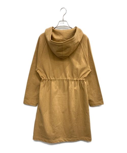 THREE DOTS（スリードッツ）THREE DOTS (スリードッツ) フーデッドコート ブラウン サイズ:S 未使用品の古着・服飾アイテム