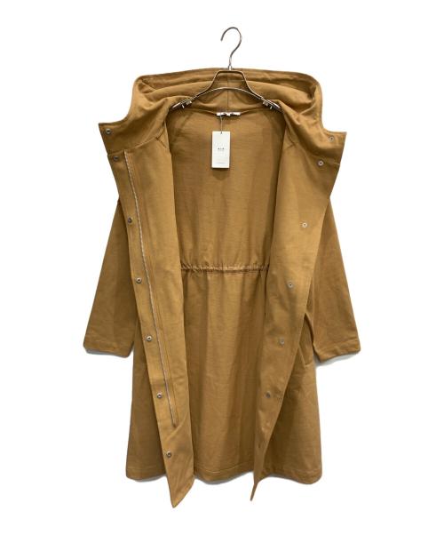 THREE DOTS（スリードッツ）THREE DOTS (スリードッツ) フーデッドコート ブラウン サイズ:S 未使用品の古着・服飾アイテム
