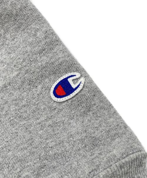 Champion REVERSE WEAVE（チャンピオン リバース ウィーブ）Champion REVERSE WEAVE (チャンピオン リバース ウィーブ) NYU (エヌワイユー) プリントスウェット グレー サイズ:MEDIUMの古着・服飾アイテム