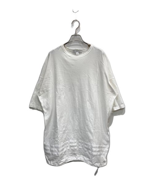 Y-3（ワイスリー）Y-3 (ワイスリー) OVERSIZED SS TEE - STRIPES ホワイト サイズ:S/Pの古着・服飾アイテム