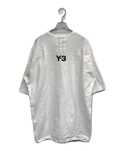 Y-3（ワイスリー）Y-3 (ワイスリー) OVERSIZED SS TEE - STRIPES ホワイト サイズ:S/Pの古着・服飾アイテム