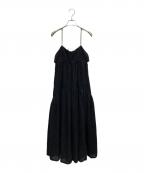 emmiエミ）の古着「カットセットボリュームワンピース」｜ブラック