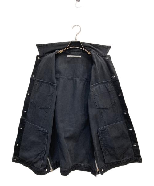 JOHN LAWRENCE SULLIVAN（ジョン ローレンス サリバン）JOHN LAWRENCE SULLIVAN (ジョン ローレンス サリバン) WASHED DENIM SLEEVELESS ブラック サイズ:OSの古着・服飾アイテム