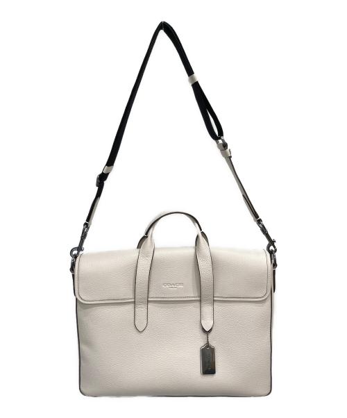 COACH（コーチ）COACH (コーチ) サリバンポートフォリオブリーフケース アイボリー サイズ:表記なしの古着・服飾アイテム