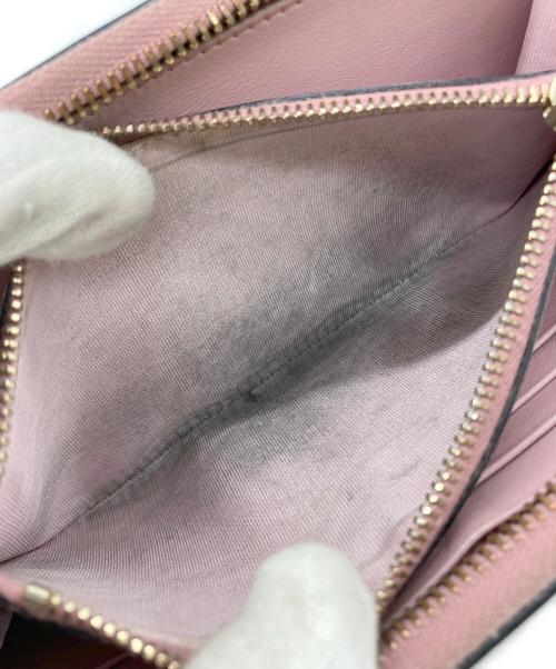 VALENTINO（ヴァレンティノ）VALENTINO (ヴァレンティノ) ロックスタッズラウンドファスナー財布 ピンク サイズ:表記なしの古着・服飾アイテム