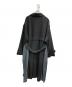 HARE (ハレ) サイドプリーツステンコート ブラック サイズ:M 未使用品：7000円