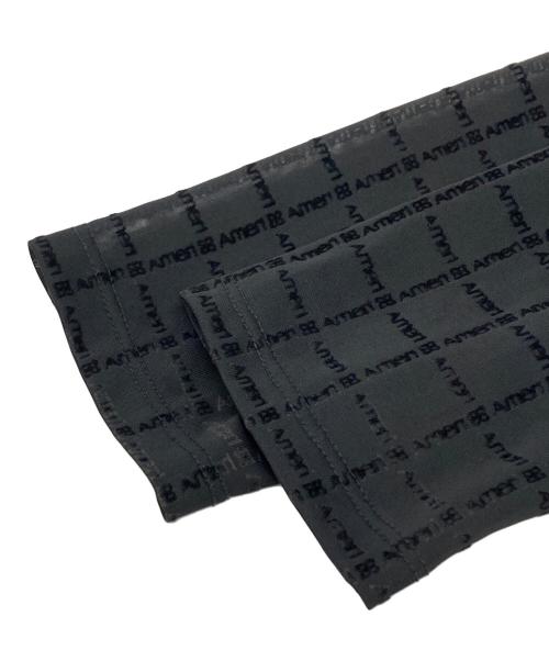 Ameri（アメリ）Ameri (アメリ) NEW LOGO MONOGRAM PLAID SKIN TOP ブラック サイズ:Fの古着・服飾アイテム