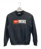 DIESELディーゼル）の古着「ロゴスウェット」｜ブラック