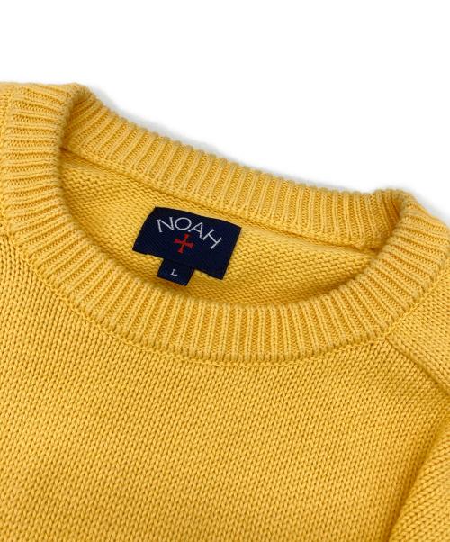 Noah（ノア）Noah (ノア) ラグランニット イエロー サイズ:Lの古着・服飾アイテム