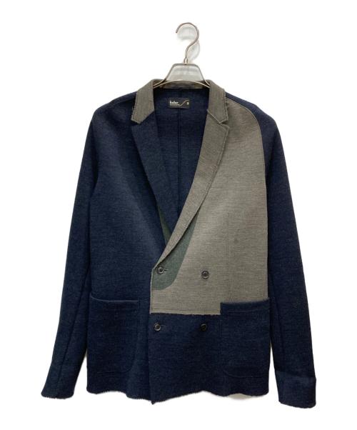 KOLOR（カラー）KOLOR (カラー) 切替ダブルテーラードジャケット ネイビー サイズ:2の古着・服飾アイテム