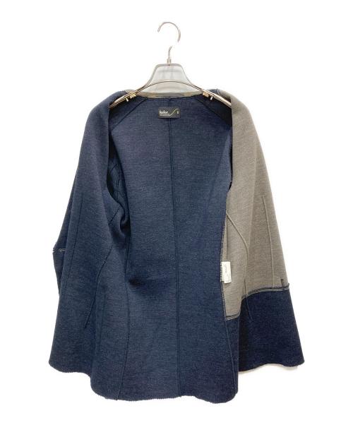 KOLOR（カラー）KOLOR (カラー) 切替ダブルテーラードジャケット ネイビー サイズ:2の古着・服飾アイテム