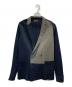 KOLOR（カラー）の古着「切替ダブルテーラードジャケット」｜ネイビー