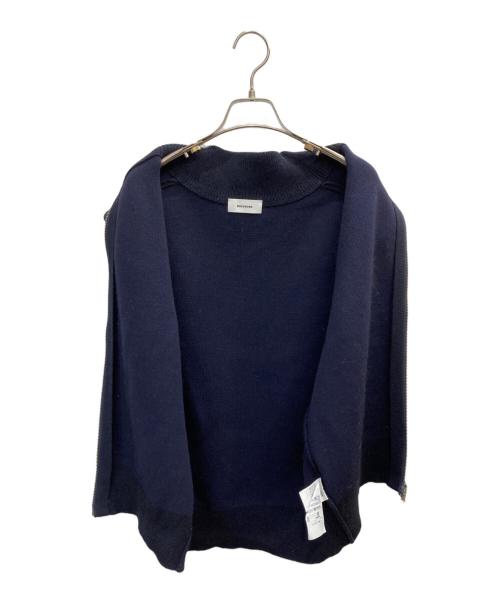 MIESROHE（ミースロエ）MIESROHE (ミースロエ) 接結シャギーニットベスト ネイビー サイズ:FREEの古着・服飾アイテム