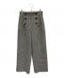 ANAYI（アナイ）の古着「モノトーンワッフルワイドマリンパンツ」｜グレー