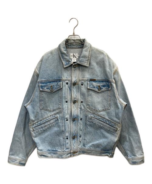 Calvin Klein（カルバンクライン）Calvin Klein (カルバンクライン) デニムジャケット インディゴ サイズ:Mの古着・服飾アイテム