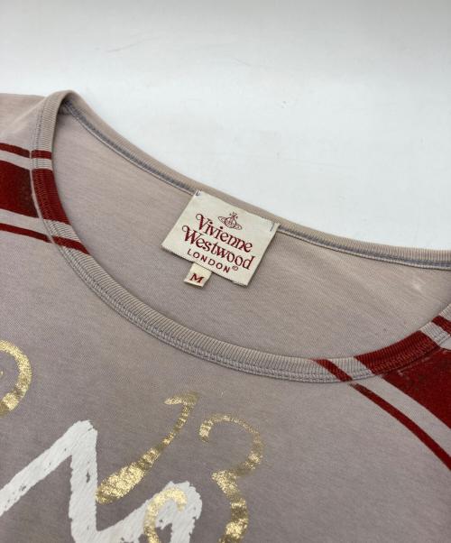 Vivienne Westwood（ヴィヴィアンウエストウッド）Vivienne Westwood (ヴィヴィアンウエストウッド) カットソー パープル サイズ:Mの古着・服飾アイテム