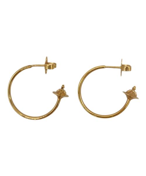 Vivienne Westwood（ヴィヴィアンウエストウッド）Vivienne Westwood (ヴィヴィアンウエストウッド) ROSEMARYフープオーブピアス サイズ:表記なしの古着・服飾アイテム