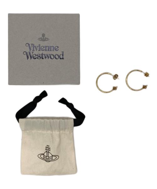 Vivienne Westwood（ヴィヴィアンウエストウッド）Vivienne Westwood (ヴィヴィアンウエストウッド) ROSEMARYフープオーブピアス サイズ:表記なしの古着・服飾アイテム