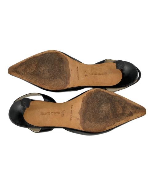 Manolo Blahnik（マノロブラニク）Manolo Blahnik (マノロブラニク) ストラップパンプス ブラック サイズ:36 1/2の古着・服飾アイテム