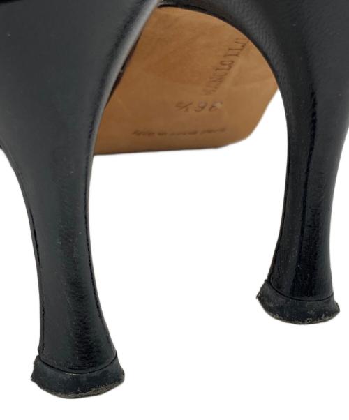 Manolo Blahnik（マノロブラニク）Manolo Blahnik (マノロブラニク) ストラップパンプス ブラック サイズ:36 1/2の古着・服飾アイテム