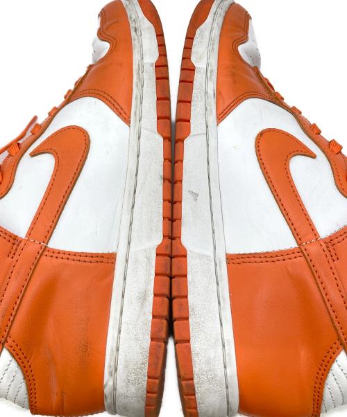 NIKE（ナイキ）NIKE (ナイキ) スニーカー ホワイト×オレンジ サイズ:US9.5/UK8.5/EUR43/27.5cmの古着・服飾アイテム