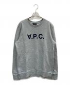 A.P.C.アーペーセー）の古着「ロゴスウェット」｜グレー