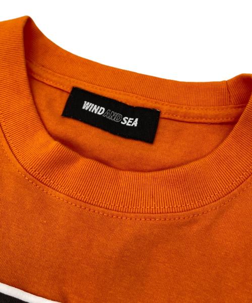WIND AND SEA（ウィンダンシー）WIND AND SEA (ウィンダンシー) Tシャツ オレンジ サイズ:Mの古着・服飾アイテム