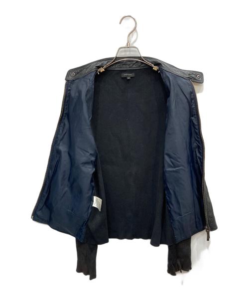 JOSEPH HOMME（ジョゼフ オム）JOSEPH HOMME (ジョゼフ オム) 切替しレザージャケット ブラック サイズ:46の古着・服飾アイテム