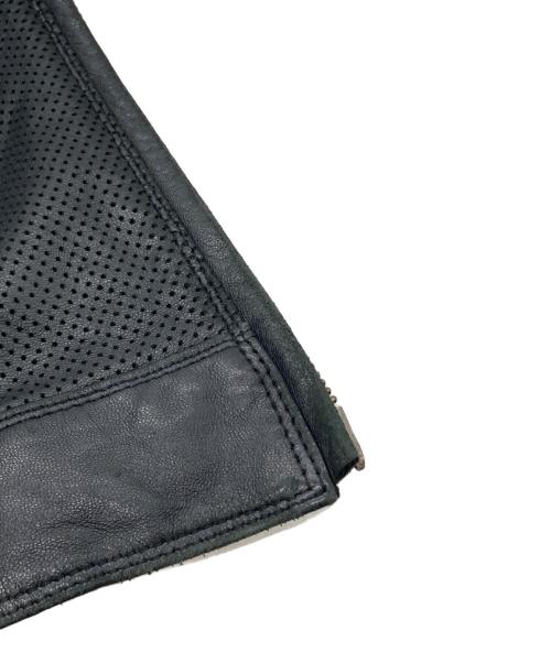 JOSEPH HOMME（ジョゼフ オム）JOSEPH HOMME (ジョゼフ オム) 切替しレザージャケット ブラック サイズ:46の古着・服飾アイテム