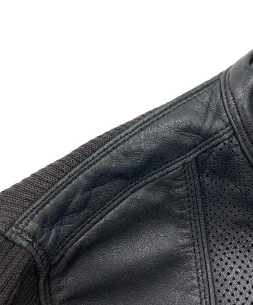 JOSEPH HOMME（ジョゼフ オム）JOSEPH HOMME (ジョゼフ オム) 切替しレザージャケット ブラック サイズ:46の古着・服飾アイテム