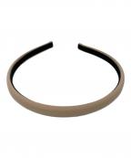 ALEXANDRE de Parisアレクサンドルドゥパリ）の古着「ベロアカチューシャ」｜ベージュ