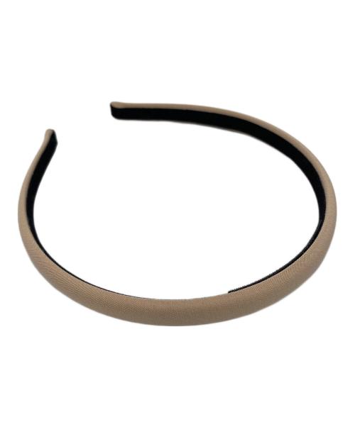 ALEXANDRE de Paris（アレクサンドルドゥパリ）ALEXANDRE de Paris (アレクサンドルドゥパリ) ベロアカチューシャ ベージュの古着・服飾アイテム