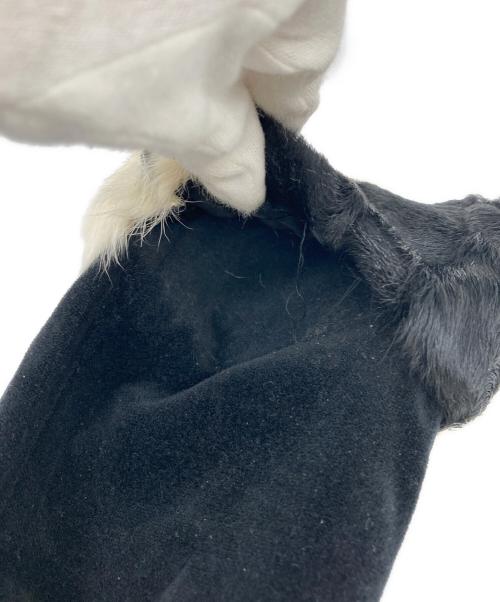 DOLCE & GABBANA（ドルチェ＆ガッバーナ）DOLCE & GABBANA (ドルチェ＆ガッバーナ) ファー切替ベロアジャケット ブラック サイズ:38の古着・服飾アイテム