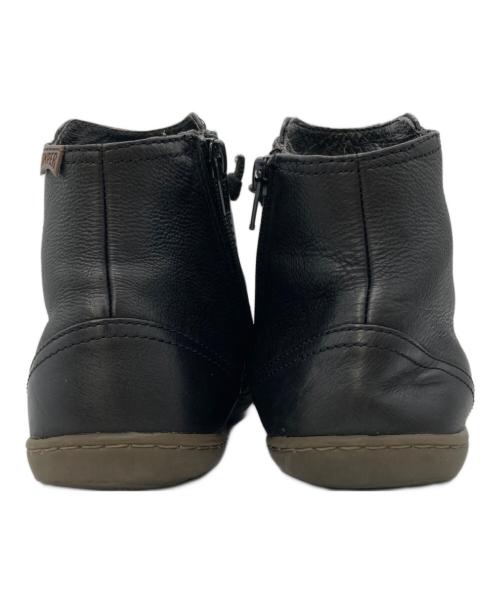 CAMPER（カンペール）CAMPER (カンペール) フラットショートブーツ ブラック サイズ:24cmの古着・服飾アイテム
