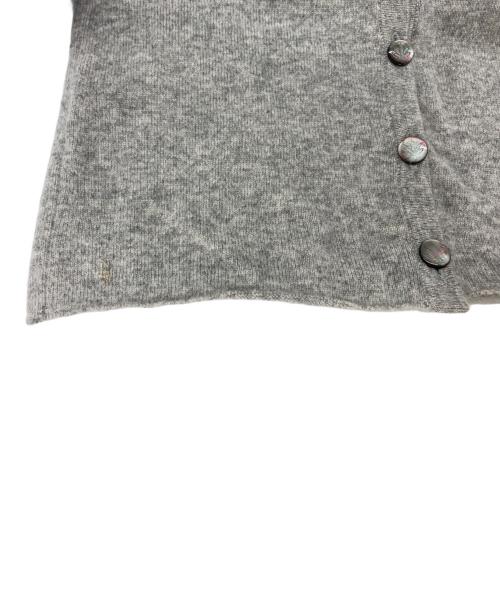 lucien pellat-finet（ルシアン・ペラフィネ）lucien pellat-finet (ルシアン・ペラフィネ) カシミヤカーディガン グレー サイズ:2の古着・服飾アイテム