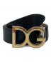 DOLCE & GABBANA（ドルチェ＆ガッバーナ）の古着「レザーベルト」｜ブラック